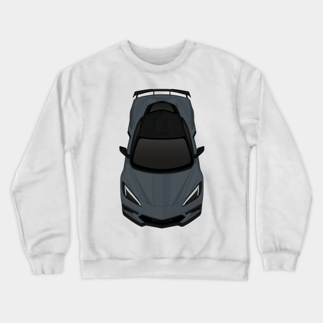 C8 Dark-grey Crewneck Sweatshirt by VENZ0LIC